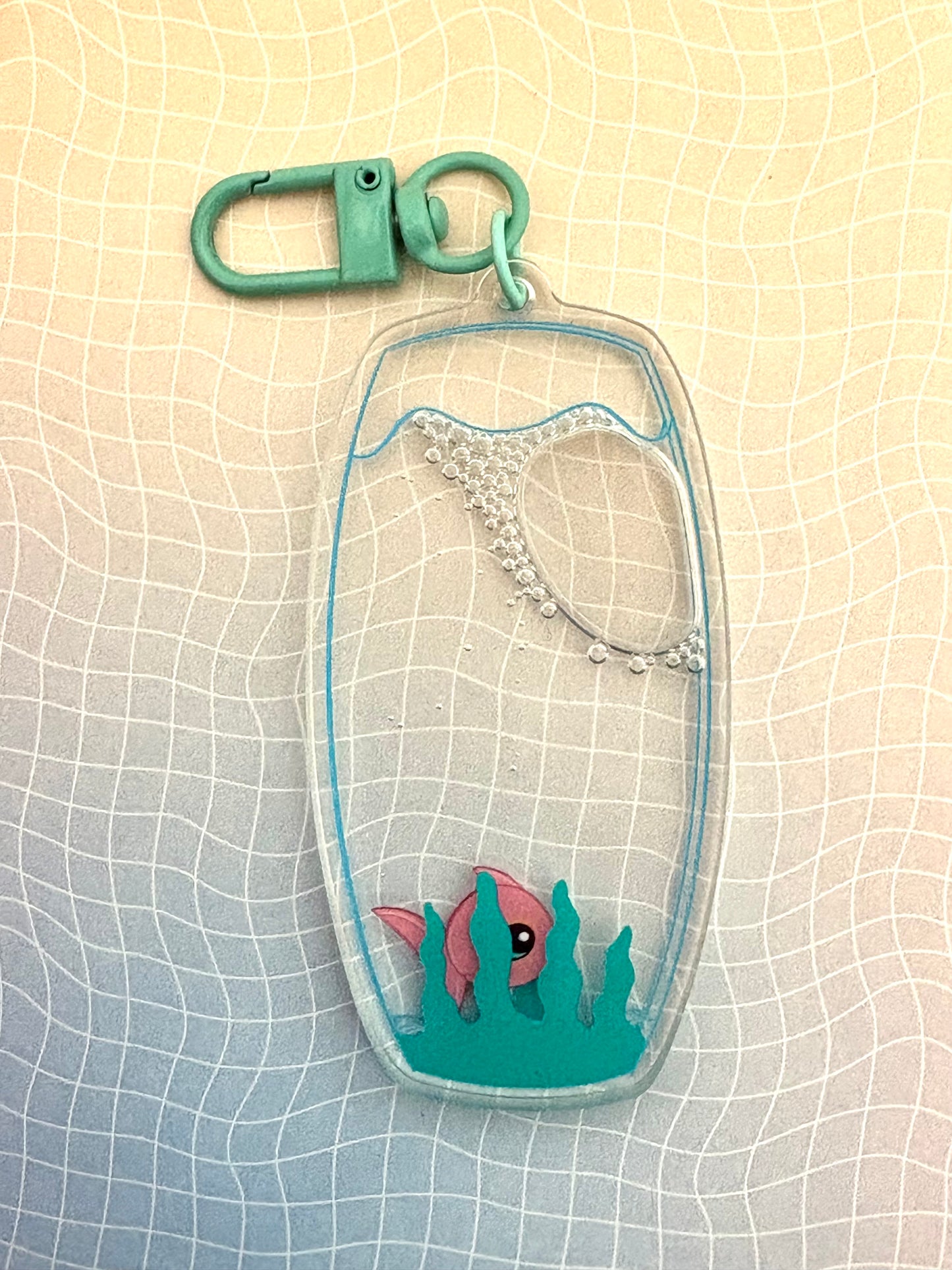 [PRE-ORDER US SHIPPING] Forever trapped fish keychain
