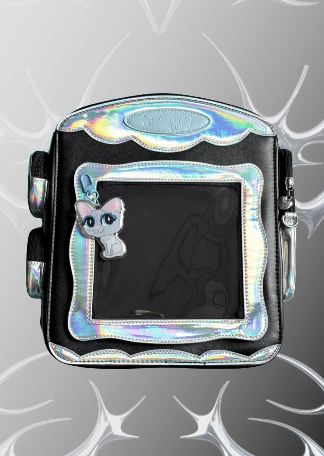 BLACK (Y3K Kitten) Digital Pals Ita Backpack