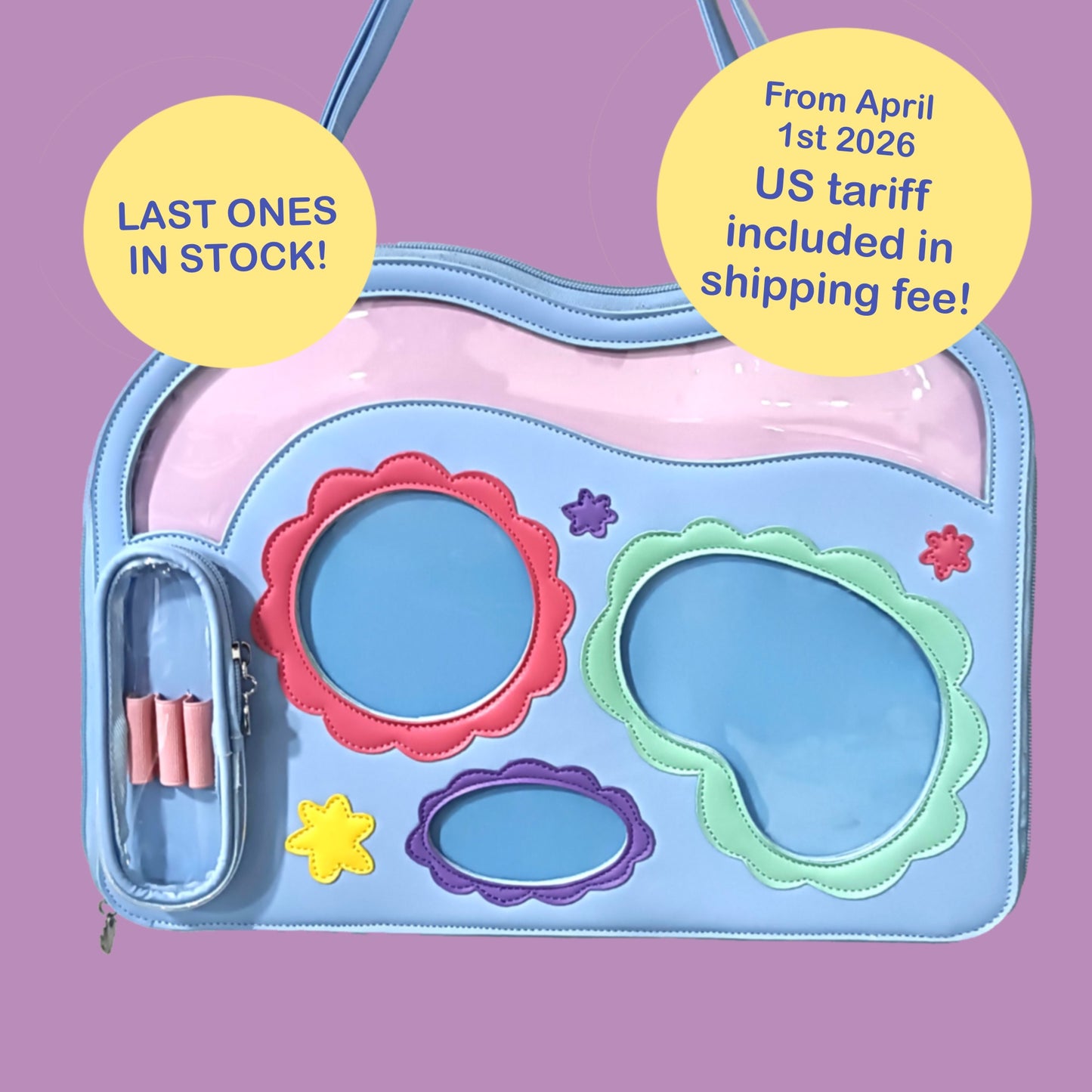 NON-GLITTER BLUE 2000s Kids Nostalgia Ita Bag