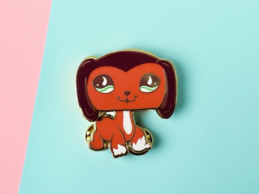 Dachshund 675 enamel pin